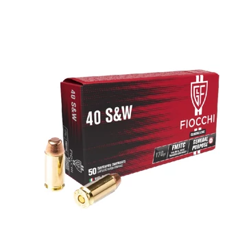 FIOCCHI 40 S&W FMJTC 170gr.