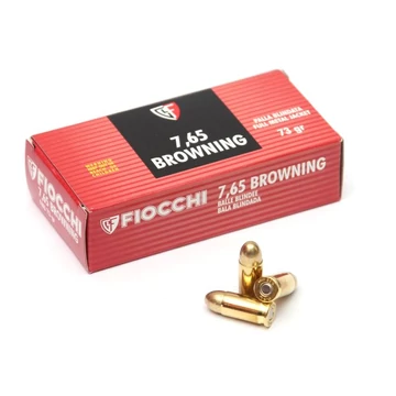 7,65 Browning / 32 Auto FMJ lőszer