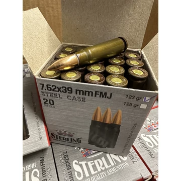 STERLING 7,62 X 39MM 123GR FMJ Lőszer