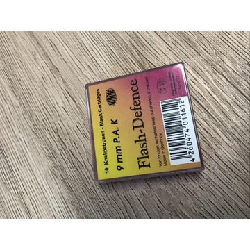 Wadie 9mm PA Flash Defence riasztó töltény (félautómata pisztolyba) Wadie 9mm PA Flash Defence riasztó töltény (félautómata pisztolyba)