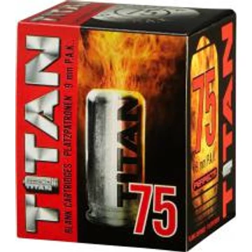 Perfecta Titan 9mm PAK riasztó töltény 75db os (félautómata pisztolyba)